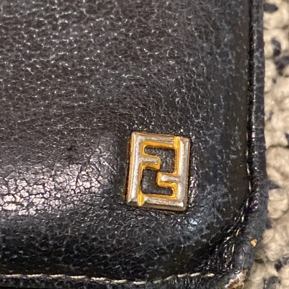 Fendi Black Leather Wallet